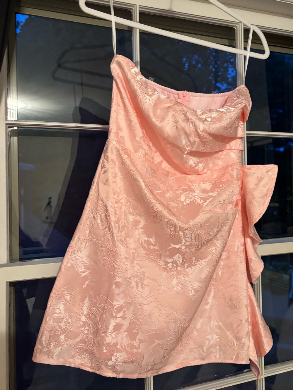SHOWPO PINK STRAPLESS MINI DRESS